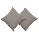 OTTO home Kissenbezug Raja 40 x 40 cm Grau