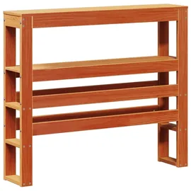 vidaXL Massivholzbett 100 x 200 cm Braun