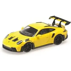 MINICHAMPS 410062104 1:43 PORSCHE 911 (992) GT3RS - 2023 - YELLOW W/ BLACK WHEELS