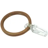 GARDINIA Ringe mit Gleiteinlage zu Stilprogramm Windsor, Ø 25 mm, bronze, 10-er Pack