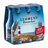 Original Lehment Doppelkümmel I Milder Rostocker Kümmellikör I Unveränderte Rezeptur seit 1864 I 38% Vol. I 6 x 20 ml