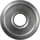 ABUS Abdeckrosette 2200 Türsicherung Silber