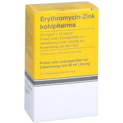 ERYTHROMYCIN-Zink kohlpharma Lösung z.Anw.a.d.Haut 30 ml