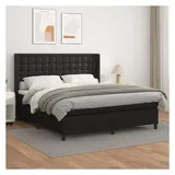 vidaXL Boxspringbett 180 x 200 cm Schwarz