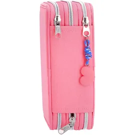 DEPESCHE TOPModel 3-Fach Federtasche mit Wendepailletten