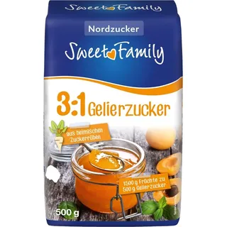 Sweet Family Gelierzucker 3:1 500g | perfekt für Marmelade & Fruchtaufstriche