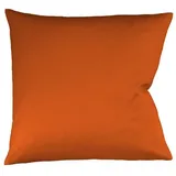 FLEURESSE Colours Kissenbezug, Mako Satin, 9100, Rot, 80 x 80 cm
