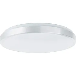 BRELIGHT LED Wandleuchte "Livius", silber (nickelfarben, aluminiumfarben, weiß), Ø 48,00cm H: 9,00cm, Lampen, D 49 cm, 3800 lm, 3000-6500 K, CCT, dimmbar, nickelfarben