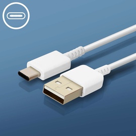 Samsung EP-TA200EWE 15W Ladegerät + USB-C-Kabel Weiß)