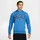 Nike Court Heritage Dri-FIT Fleece, Tennis Hoodie Herren T-Shirt, blau - US: XL