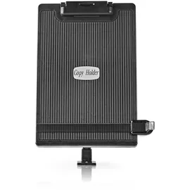 Nedis Vorlagenhalter Ergonomischer Aktenhalter | Vollbeweglich | Tischhalterung | Schwarz Grau/Schwarz, ERGOCH300BK