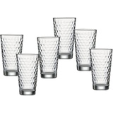 Ritzenhoff & Breker Longdrinkgläser-Set Favo, 6-teilig, Klar, Glas