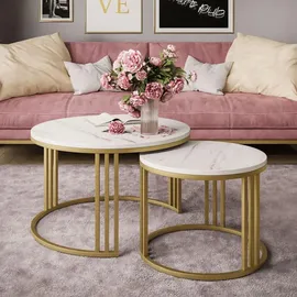 lookway LORI Gold Holzwerkstoff 70 x 48 x 70 cm