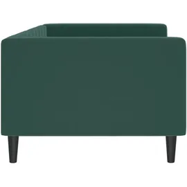 vidaXL Tagesbett Dunkelgrün 90x200 cm Samt