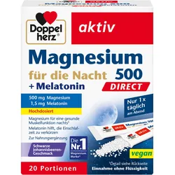 Doppelherz aktiv Magnesium 500 Nacht + Melatonin DIRECT