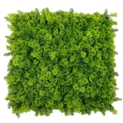 ULM |  Gastronomie Premium Moos Wald Pflanzenwand 50x50cm |Kunstpflanzen Wandmontage Indoor Outdoor| Blätter Wandpaneele Dekoration | Pflanzen Quadrat
