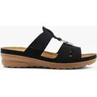 Easy Street  Flache Pantolette Schwarz, Damen, Größe: 39 - Easy Street  Flache Pantolette Schwarz, Damen, Größe: 39 - woman - Schwarz