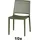 Siena Garden Urban Lights Stapelstuhl 46 x 80 x 56 cm olive 10 St.