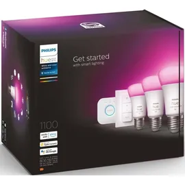 Philips Hue White & Col. Amb. E27 3er Starter Set Mehrfarbig