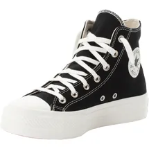 Converse Sneaker CONVERSE "CHUCK TAYLOR ALL STAR LIFT PLATFORM EMBROIDERED CRYSTALS", Damen, Gr. 38, schwarz-weiß (schwarz, wintage weiß), Textil, Schuhe Sneaker