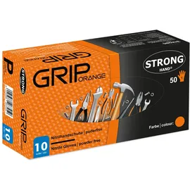 strongHand Grip Orange Gr.11 orange Nitril 50 St./Box