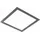 Aigostar Eckige LED Einbauleuchte 24W schwarz 300 x 300 x 22mm