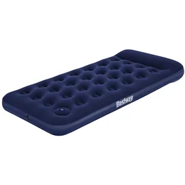 BESTWAY 67224 Twin Easy Inflate Flocked 188x99x28 Cm Einzel-luftbett Mit integrierter Fußpumpe 188 x 99 x 28