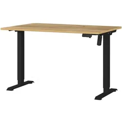 Germania-Werke Schreibtisch höhenverstellbar (elektrisch) »Boras« 120 cm schwarz, 120x119x80 cm