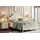 JV Möbel Modernes Holz Schlafzimmer Set Bett mit Nachttischen, 3tlg