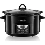 Crock-Pot Schongarer | 4,7 l (bis zu 5 Personen) | programmierbare Zeitschaltuhr | Schwarz