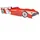 vidaXL Autobett Rennwagen 90 x 200 cm rot