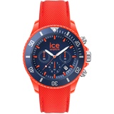 ICE-Watch - ICE chrono Orange blue - Orange Herrenuhr mit Silikonarmband - Chrono - 019841