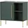 Lomadox Lomado Waschbeckenunterschrank, Grün, Holzwerkstoff, 66x64x34 cm, Badezimmer, Badezimmerschränke, Waschbeckenunterschränke