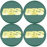 SANSHAOS Radnabenabdeckung Aufkleber Logo Radnabenkappen Zentralabdeckung Abzeichen für BBS 56MM 60MM 65MM 70MM 80MM, Nabendeckel Staubdicht Wasserdicht, 4 Stück,E-60MM