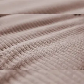 KAWOLA Sofa DAMETO Ecksofa Bettsofa Schlafsofa mit Stauraum Cord rosa Recamiere links