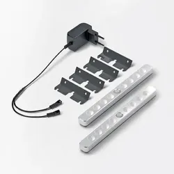 LED-Anbau-Universalleuchte, LuckyLine, kaltweiß, aluminiumoptik