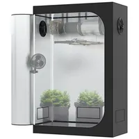 THE HOOKAH Gewächshaus Deluxe Growbox Growzelt Grow Box D600 Growschrank Zuchtschrank Zelt