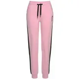 bench. loungewear Loungewear Sweathose Rosa/Schwarz 36/38