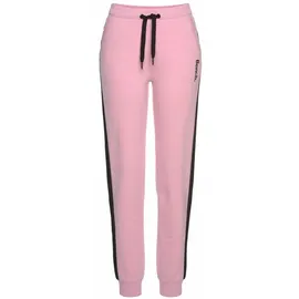 bench. loungewear Loungewear Sweathose Rosa/Schwarz 36/38
