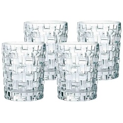 Nachtmann Whiskyglas Bossa Nova Whiskygläser 330 ml 4er Set, Glas weiß