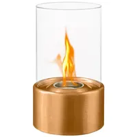 Divina Fire Bioethanol-Tischkamin MARSIGLIA Bronze D16 x H27 innen außen