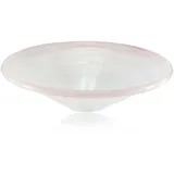 Budawi® Glasschale Brunnenschale Rosé rund Ø 35 cm für Nebler und Zimmerbrunnen