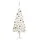 vidaXL Künstlicher Weihnachtsbaum mit Beleuchtung & Kugeln Weiß 150 cm