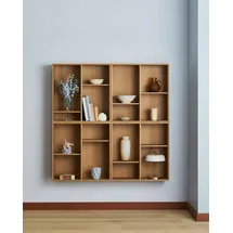 Hammel Furniture Bücherregal 140 x 27 x 140 cm Beige