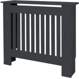 ML-Design Heizkörperverkleidung Heizungsabdeckung MDF Landhaus Stil 78x19x82 cm Anthrazit