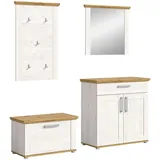 VCM Verona 4tlg. ca. 183x194 cm FSC Mix, Garderobe, Garderoben-Sets &