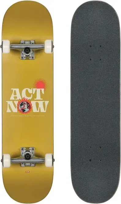 GLOBE G1 ACT NOW Skateboard mustard - 8.0