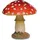 Boltze Fliegenpilz Garten Deko aus Kunstharz 2er Set - Rot