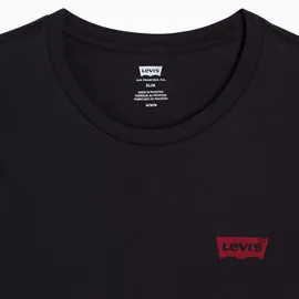 Levi's Herren 2-Pack Crewneck Graphic Tee T-Shirt, Chesthit White / Caviar, M