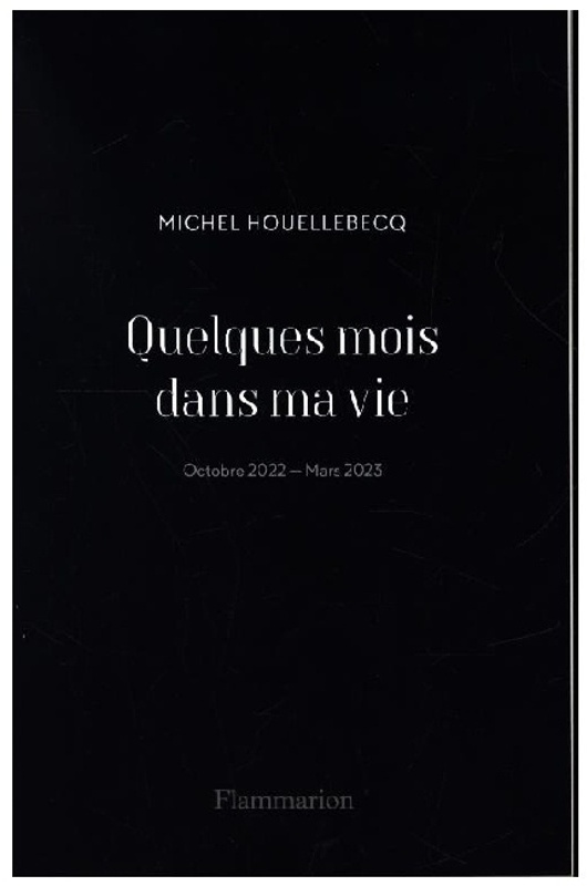 Quelques Mois Dans Ma Vie - Octobre 2022 - Mars 2023 - Michel Houellebecq, Kartoniert (TB)